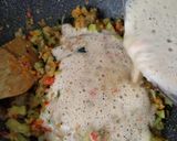 Foto del paso 6 de la receta Pastel de verduras y pollo al horno con base de polenta