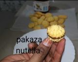 A picture of step 4 of Nutella cookies.