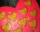 A picture of step 2 of Jaggery chocolate hearts.
