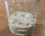 Hình bước làm 1 của món Men nở tự nhiên (Natural Yeast)