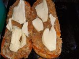 Calabaza rellena con arroz y carne picada
