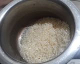 A picture of step 1 of Rice kheer.