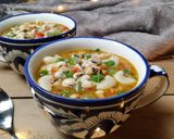 A picture of step 4 of Black Eye Bean Soup.