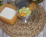 Foto langkah ke 2 dari resep Es Kopyor Kawe plus Selasih, Alpukat dan Mangga.