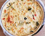 Une image de l'étape 5 de Tarte salée aux légumes et aux épices avec pâte brisée aux graines de sésame dorées.