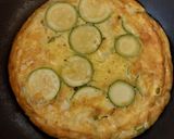 A picture of step 4 of Zucchini and Egg Omelette.