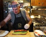 Foto del paso 4 de la receta: Sándwich de churrasco con palta y tocino