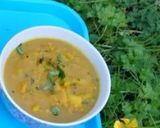 A picture of step 7 of Daal kachori with tarkari.