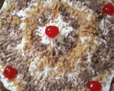 Foto del paso 7 de la receta: Tarta de bananas, dulce de leche, choco, nueces, Oporto, con crema🎂