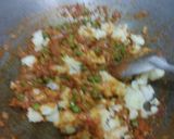 A picture of step 2 of Home style bhaji.