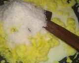 A picture of step 2 of Chawal ke chamcham/rice sweets.