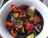 Foto langkah ke 5 dari resep 18. Dadar Mie & Sambal Kecap.