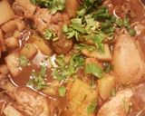 A picture of step 12 of Masoor Dahl (Red Lentil Curry) with Rice.