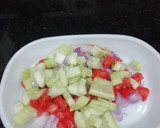 A picture of step 4 of Cucumber Salad.