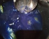 Foto langkah ke 2 dari resep Bubur garut bunga telang.