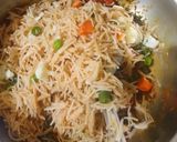 A picture of step 2 of Seviyan Tawa Pulao(no onion garlic).