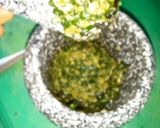 Foto del paso 5 de la receta: Pesto fácil en mortero 𓁉 cosecha de albahaca y ajo