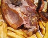 Foto del paso 4 de la receta: Bife de jamón con papas al horno al verdeo