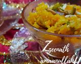 A picture of step 3 of Mango Zarda or Aamras Zarda Pulao.