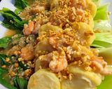 Foto langkah ke 5 dari resep Pokcoy udang tofu.