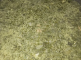 Sayur daun ubi tumbuk (khas Medan)