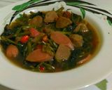 Foto langkah ke 4 dari resep Tumis Kangkung Baso.