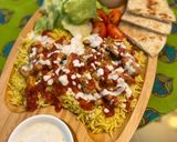 A picture of step 8 of Halal Guys Chicken & Rice Platter ❤️.