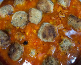 Foto del paso 8 de la receta: Albóndigas de berenjena y cebolla caramelizada