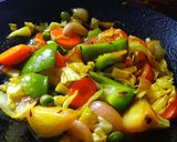 A picture of step 3 of Mixed vegetable fry | vitamin rich.