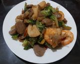 Foto langkah ke 5 dari resep Brokoli udang saus tiram.