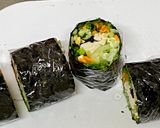A picture of step 4 of Japanese Nori Wrapping Salad.