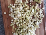 Espaguetis con berenjena