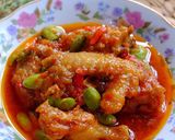 Foto langkah ke 5 dari resep Ayam Pete Bumbu Pedas Manis.