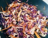 A picture of step 2 of Five-Color Vegetarian Spring Rolls.