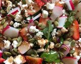 A picture of step 3 of Strawberry and feta salad 🍓.