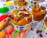 A picture of step 5 of Thandai CupCake Eggless.