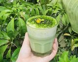 Hình bước làm 4 của món Matcha đá xay