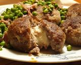 Foto del passaggio 6 della ricetta Polpette di carne ripiene con mozzarella senza uova