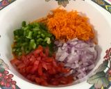 A picture of step 4 of Schezwan Mayo Egg Veg Grilled Sandwich.