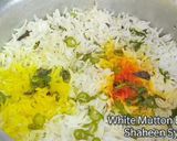 A picture of step 6 of White mutton biryani.