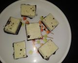 A picture of step 3 of Chocolate burfi.