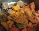 A picture of step 2 of Chicken kaleji.