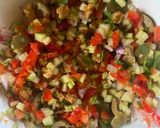A picture of step 3 of Italian Salad with Black Rice.