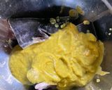 Gambar langkah 2 resipi Patin Tempoyak Bakar.