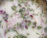 A picture of step 2 of Rava Dosa.