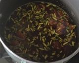 A picture of step 1 of Patasha /Batasha - muscovado sugar and jaggery candy.