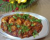 A picture of step 5 of Prawn Tikka Masala/Amma Style.
