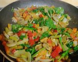 Foto del paso 4 de la receta: Relleno de fajitas vegetariana
