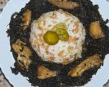 صورة لخطوة 5 من وصفة ملوخيه ورق مع الرز