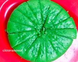 Foto langkah ke 6 dari resep Bolu kukus pandan BANTAT nan LEGIT(eggless).